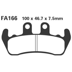 EBC FA166 MOTORCYCLE BRAKE PADS