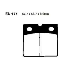 Pastiglie freno EBC Standard FA171 per BMW