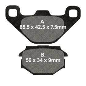 EBC Standard Brake Pads FA173