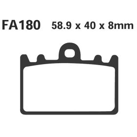 MOTORRAD BREMSBELäGE EBC FA180HH