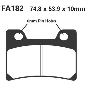 COPPIA PASTIGLIE EBC HH FA182HH