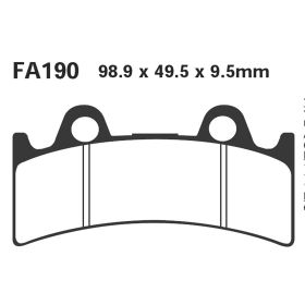 COPPIA PASTIGLIE EBC FA190