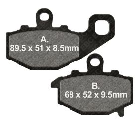 Pastiglie freno EBC HH FA192 mescola sinterizzata