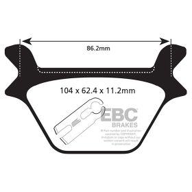 EBC FA200V MOTORCYCLE BRAKE PADS