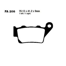 Pastiglie freno EBC Standard FA208TT