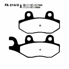 EBC Standard Brake Pads FA214/2 for Triumph