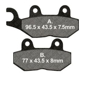 EBC Standard Brake Pads FA214 for Triumph