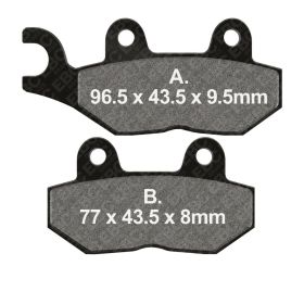 EBC HH Brake Pads FA214/2 Sintered Compound for Triumph