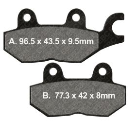 EBC HH FA215/2 Brake Pads Sintered Compound for Triumph