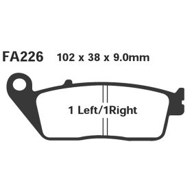 EBC FA226 MOTORCYCLE BRAKE PADS