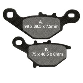 EBC Standard Brake Pads FA230TT