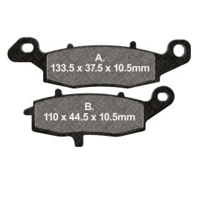 EBC FA231/2 Bremsbeläge aus halb-sintertem Material für Suzuki
