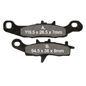 EBC Standard Brake Pads FA258TT