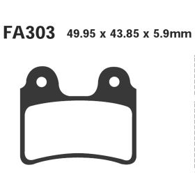 PLAQUETTES FREIN MOTO EBC FA303TT
