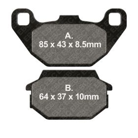 EBC Standard-Bremsbeläge FA305