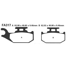 EBC FA317TT MOTORCYCLE BRAKE PADS