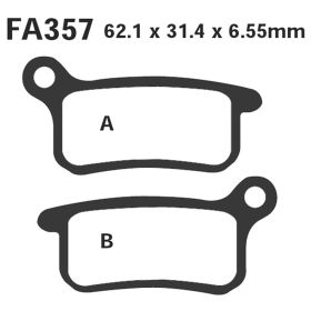MOTORRAD BREMSBELäGE EBC FA357R