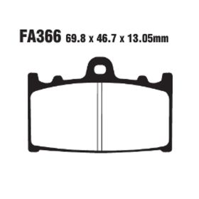 COPPIA PASTIGLIE EBC HH FA366HH