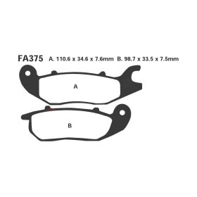 EBC FA375 MOTORCYCLE BRAKE PADS