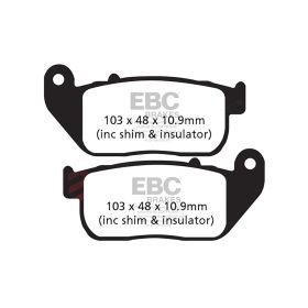 EBC FA381V MOTORCYCLE BRAKE PADS