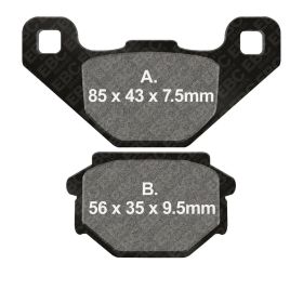 Plaquettes de frein standard EBC FA382