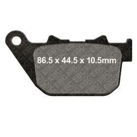 Plaquettes de frein EBC V FA387 en composé semi-sinterré pour Harley Davidson