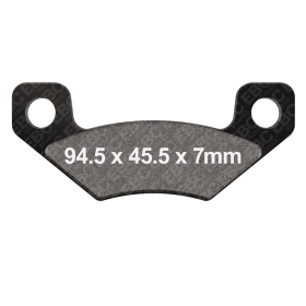 EBC Bremsbeläge R FA398 Sinterverbindung für Can Am DS 450