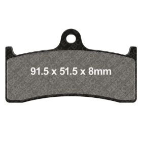 Pastiglie freno EBC HH FA424 mescola sinterizzata