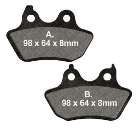 EBC Standard-Bremsbeläge FA434 für Harley Davidson