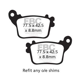 EBC FA436V MOTORCYCLE BRAKE PADS
