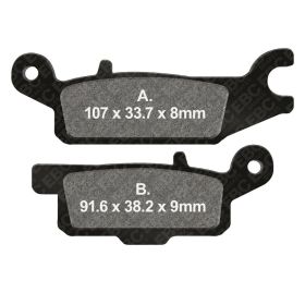 EBC R FA445 brake pads sintered compound for Yamaha YFM