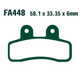 EBC Standard-Bremsbeläge FA448 für Kreidler