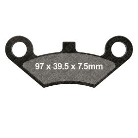Plaquettes de frein EBC R FA453 en composé fritté