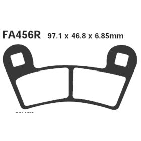 EBC FA456R MOTORCYCLE BRAKE PADS