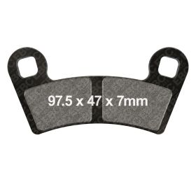 Pastiglie freno EBC Standard FA456TT per Polaris
