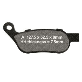 EBC HH FA458 Brake Pads Sintered Compound for Harley Davidson
