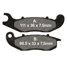 EBC R FA465 brake pads sintered compound