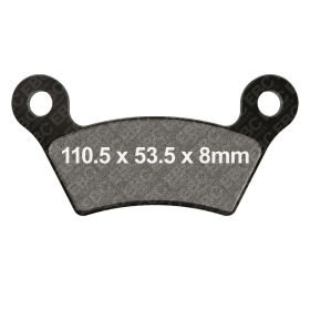 Plaquettes de frein standard EBC FA473 pour Can Am SPYDER 1000