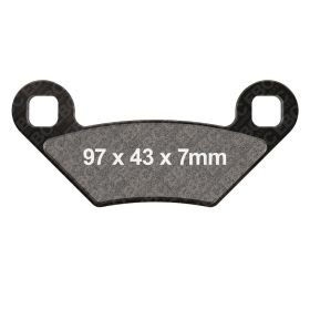 Pastiglie freno EBC Standard FA475TT per Polaris