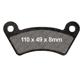 Plaquettes de frein EBC R FA482 en composé fritté pour Linhai CUV 400 4X4 JOBBER