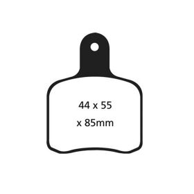 PLAQUETTES FREIN MOTO EBC FA540S