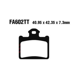 PLAQUETTES FREIN MOTO EBC FA602R