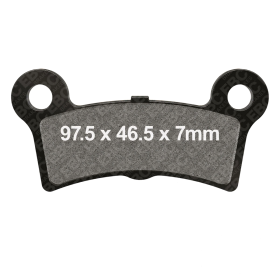EBC brake pads V FA605/4 semi-sintered compound for Harley Davidson