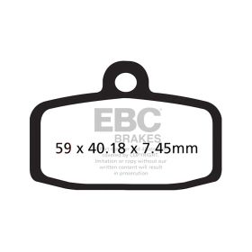 MOTORRAD BREMSBELäGE EBC FA612R