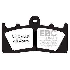 EBC FA613HH MOTORCYCLE BRAKE PADS
