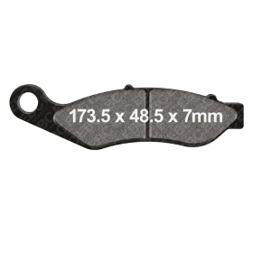 Plaquettes de frein EBC FA638 pour Harley Davidson