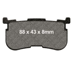 Plaquettes de frein EBC HH FA641/4 en composé fritté pour Harley Davidson