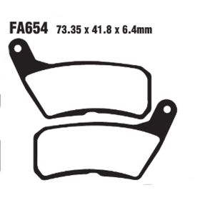 EBC FA654 MOTORCYCLE BRAKE PADS