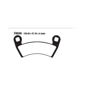 PLAQUETTES FREIN MOTO EBC FA656R