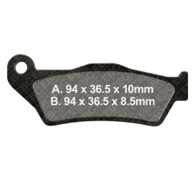 EBC Standard-Bremsbeläge FA671 für BMW